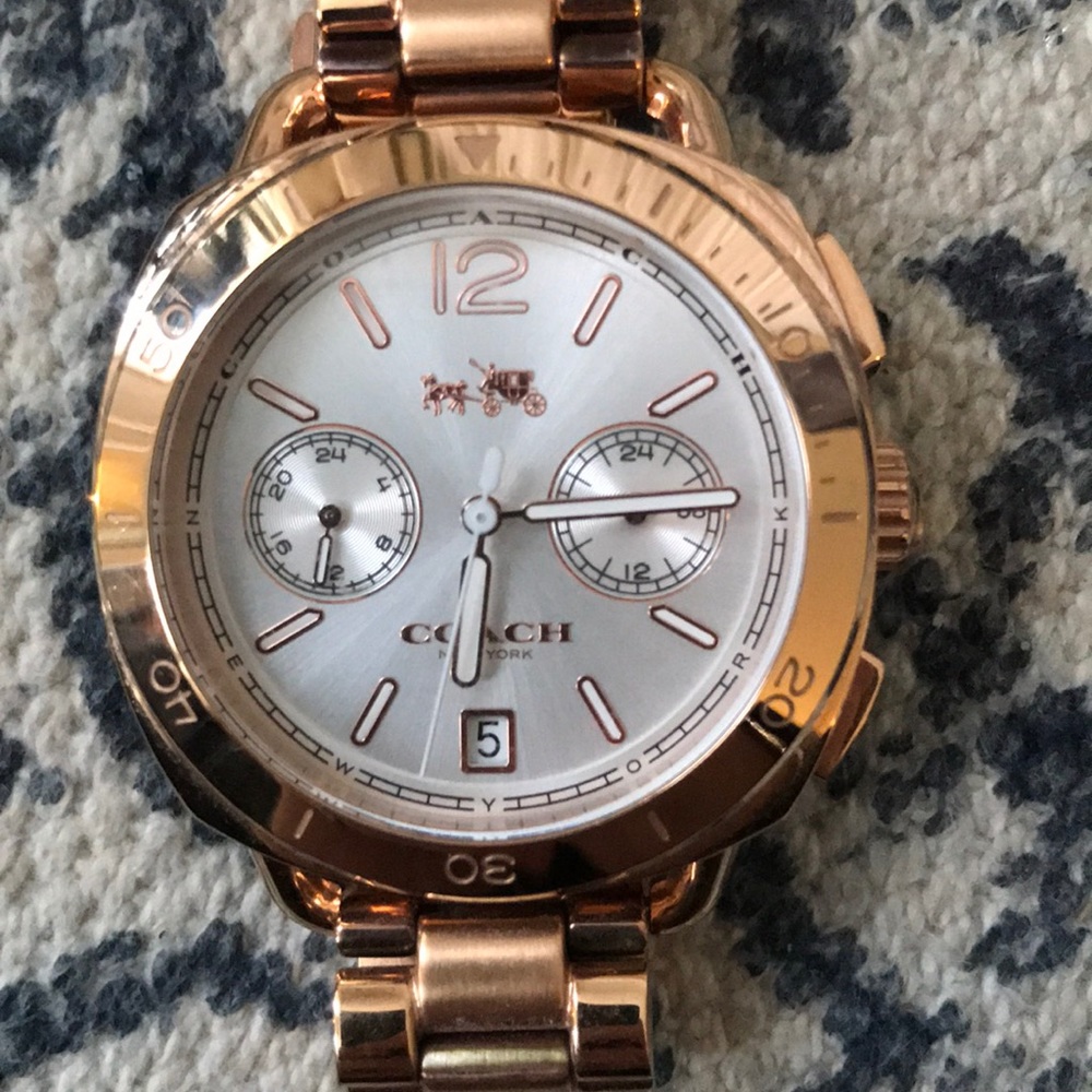 Rose Gold Coach Watch - Picture 4 of 5